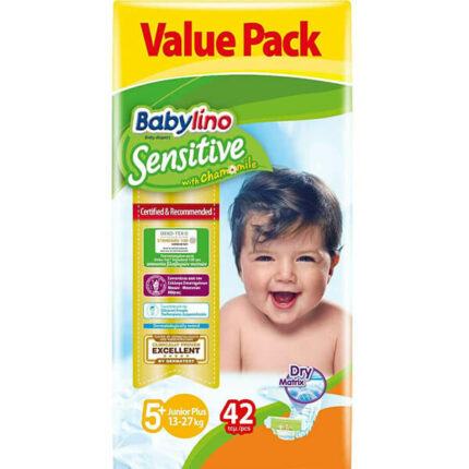 BABYLINO ΠΑΝΑ VALUE SENSITIVE No 5+ (12-17kg) - (42τεμ.)