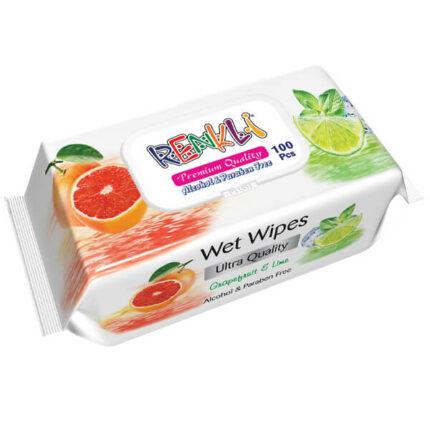 RENKLI ΜΩΡΟΜΑΝΤΗΛΑ ΜΕ ΚΑΠΑΚΙ 100τεμ. - (GRAPEFRUIT & LIME) (PREMIUM SERIES)