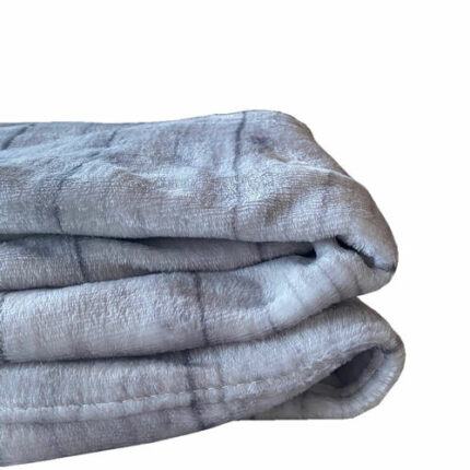 TNS ΚΟΥΒΕΡΤΑ FLANNEL ΕΜΠΡΙΜΕ ΔΙΠΛΗ (200x220cm) (TNS/200PR/22)- (39-950-2086)