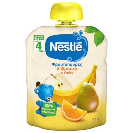 NESTLE ΦΡΟΥΤΟΠΟΥΡΕΣ 90gr. - (4 ΦΡΟΥΤΑ)