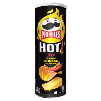 PRINGLES ΤΣΙΠΣ 160gr - (HOT FLAMIN' CHEESE)