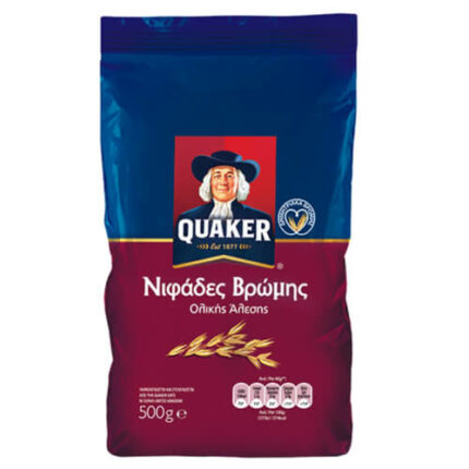 QUAKER ΝΙΦΑΔΕΣ ΒΡΩΜΗΣ 500gr. - (ΣΑΚΟΥΛΑΚΙ)